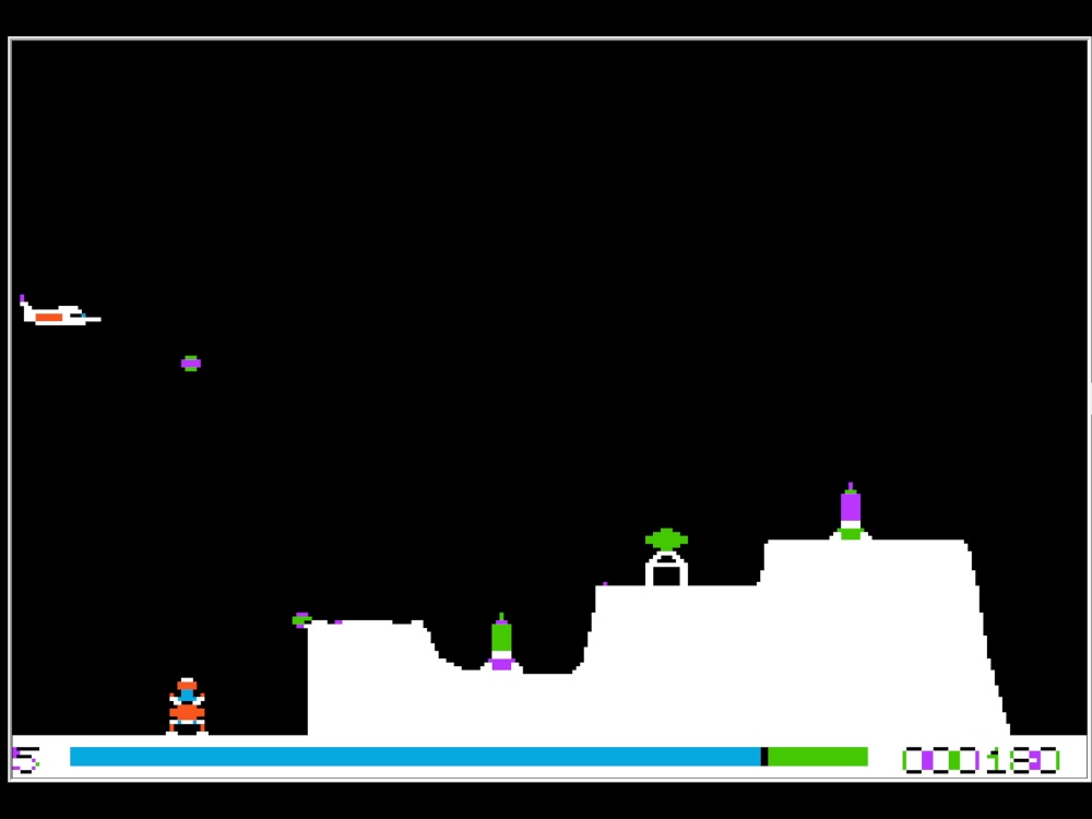 Gameplay of Pegasus II for Apple II